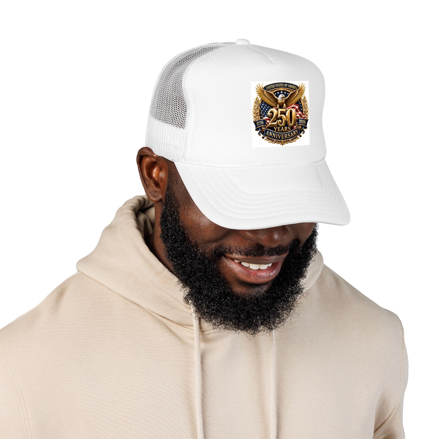 250th Anniversary Eagle Patch Trucker Hat