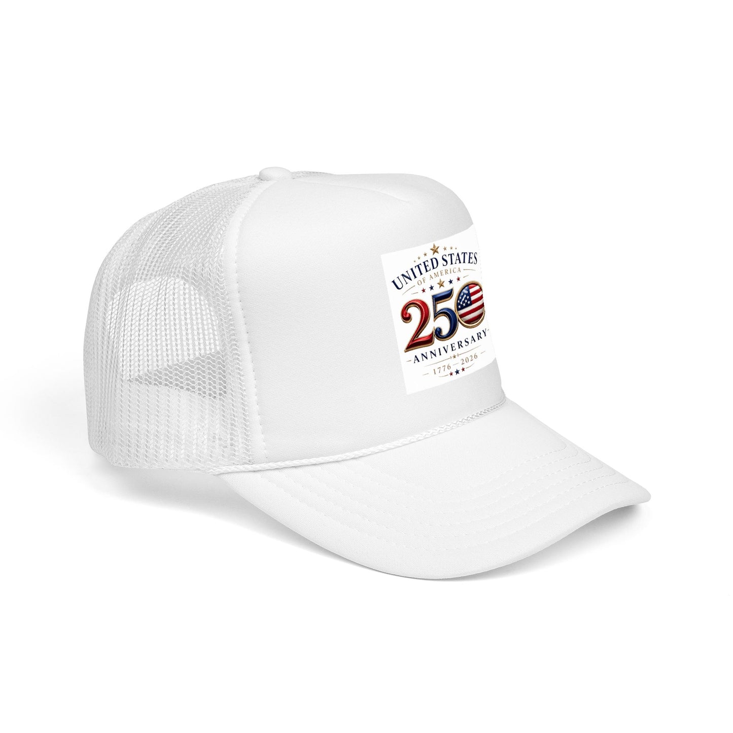 250th Anniversary Trucker Hat — United States Patriotic Foam Cap