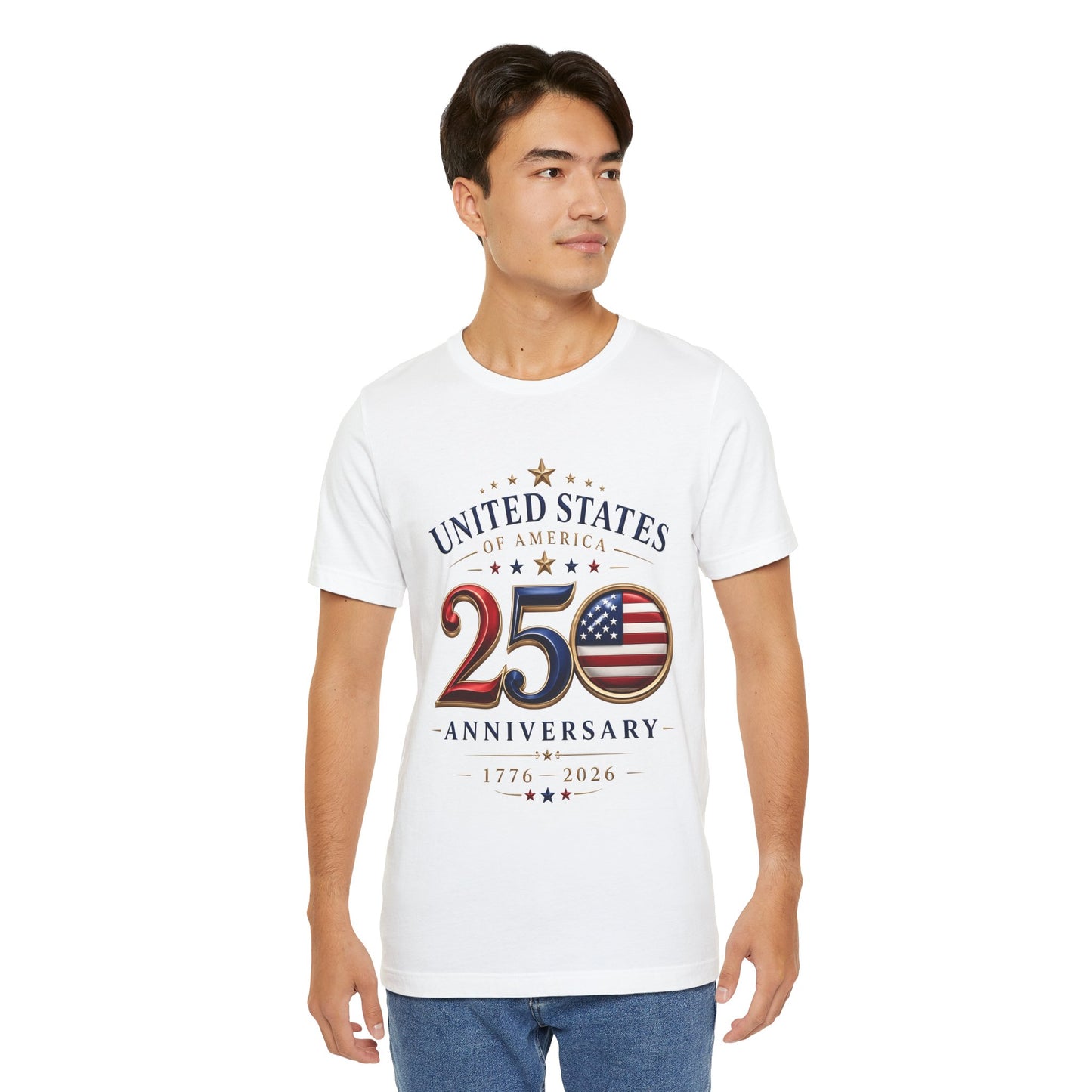 250th Anniversary T-Shirt — United States of America 1776–2026 Patriotic Tee