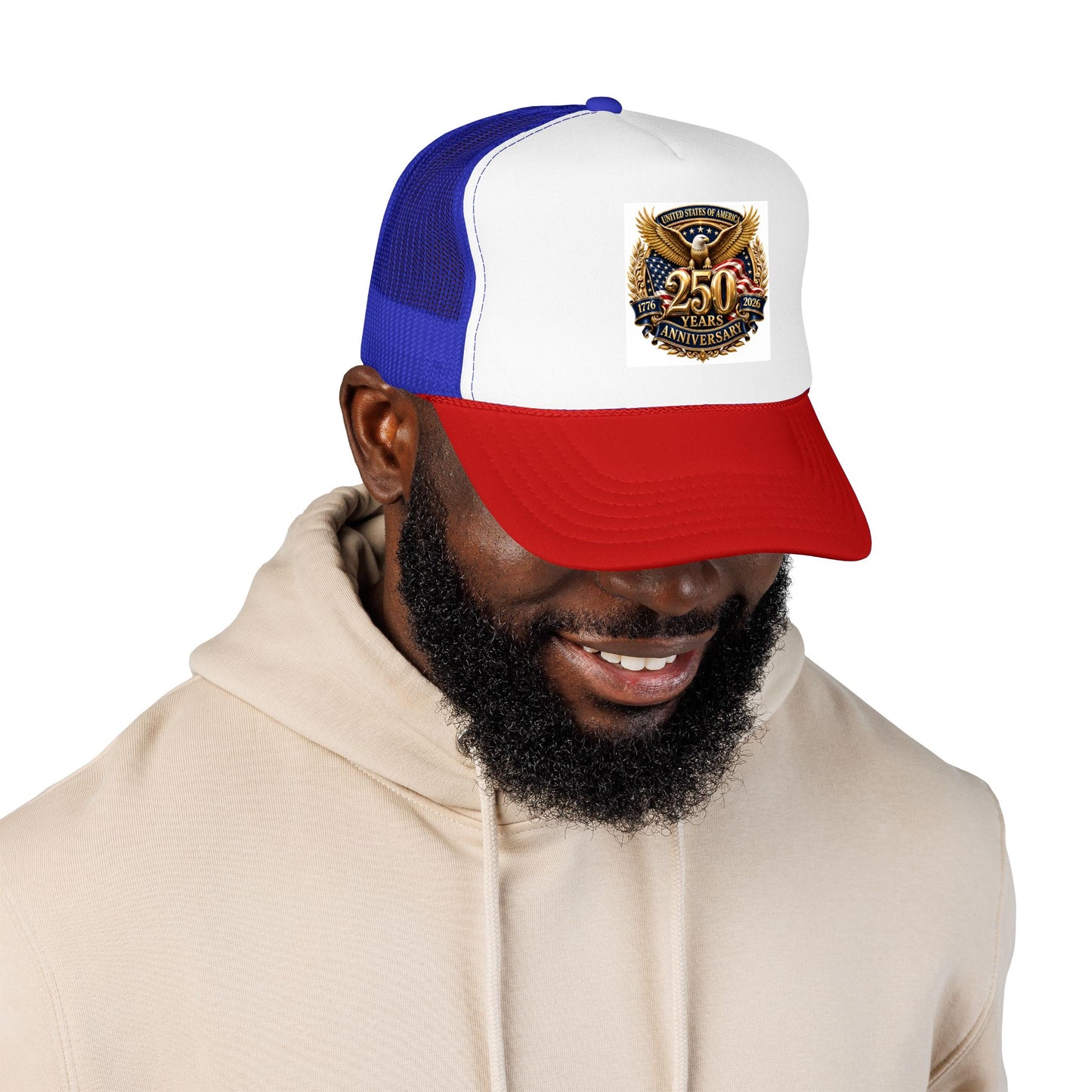 250th Anniversary Eagle Patch Trucker Hat