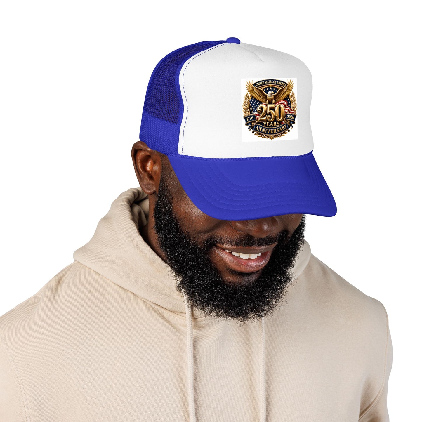 250th Anniversary Eagle Patch Trucker Hat
