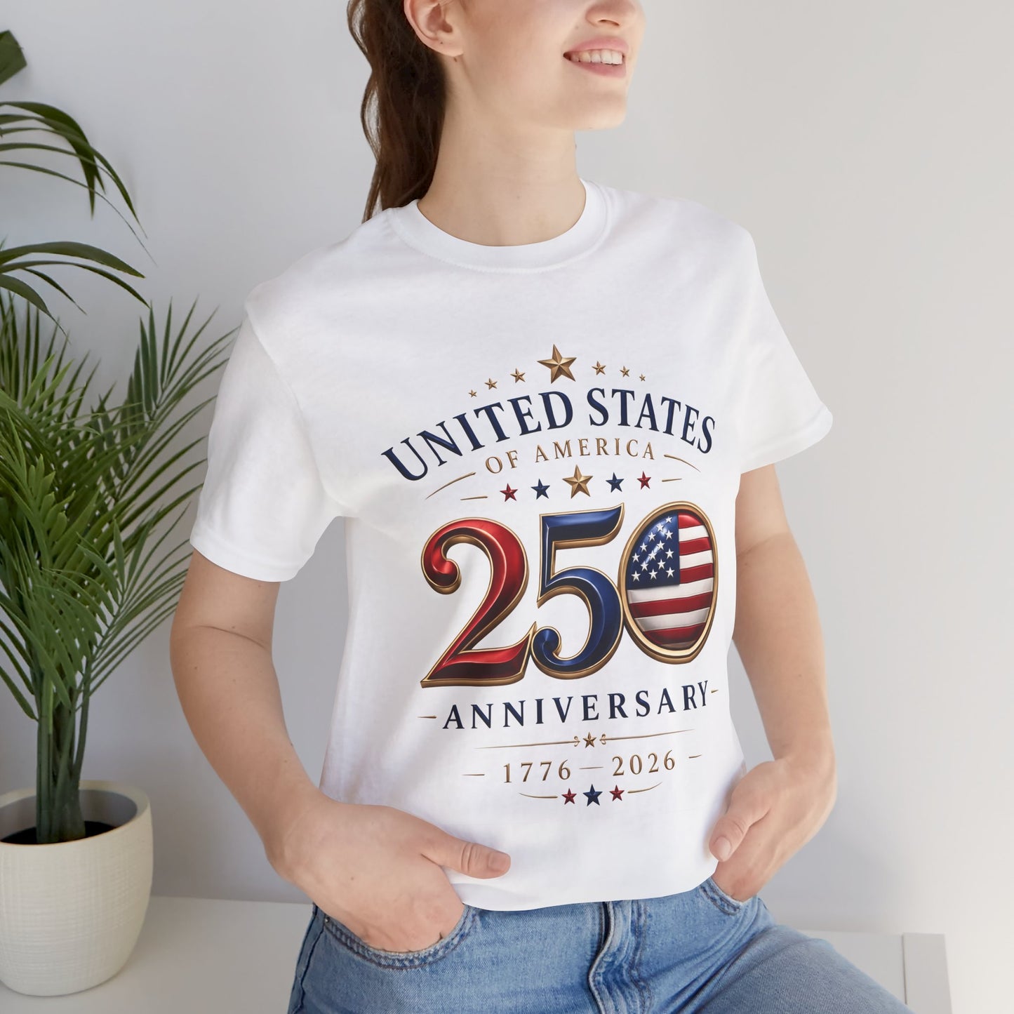 250th Anniversary T-Shirt — United States of America 1776–2026 Patriotic Tee