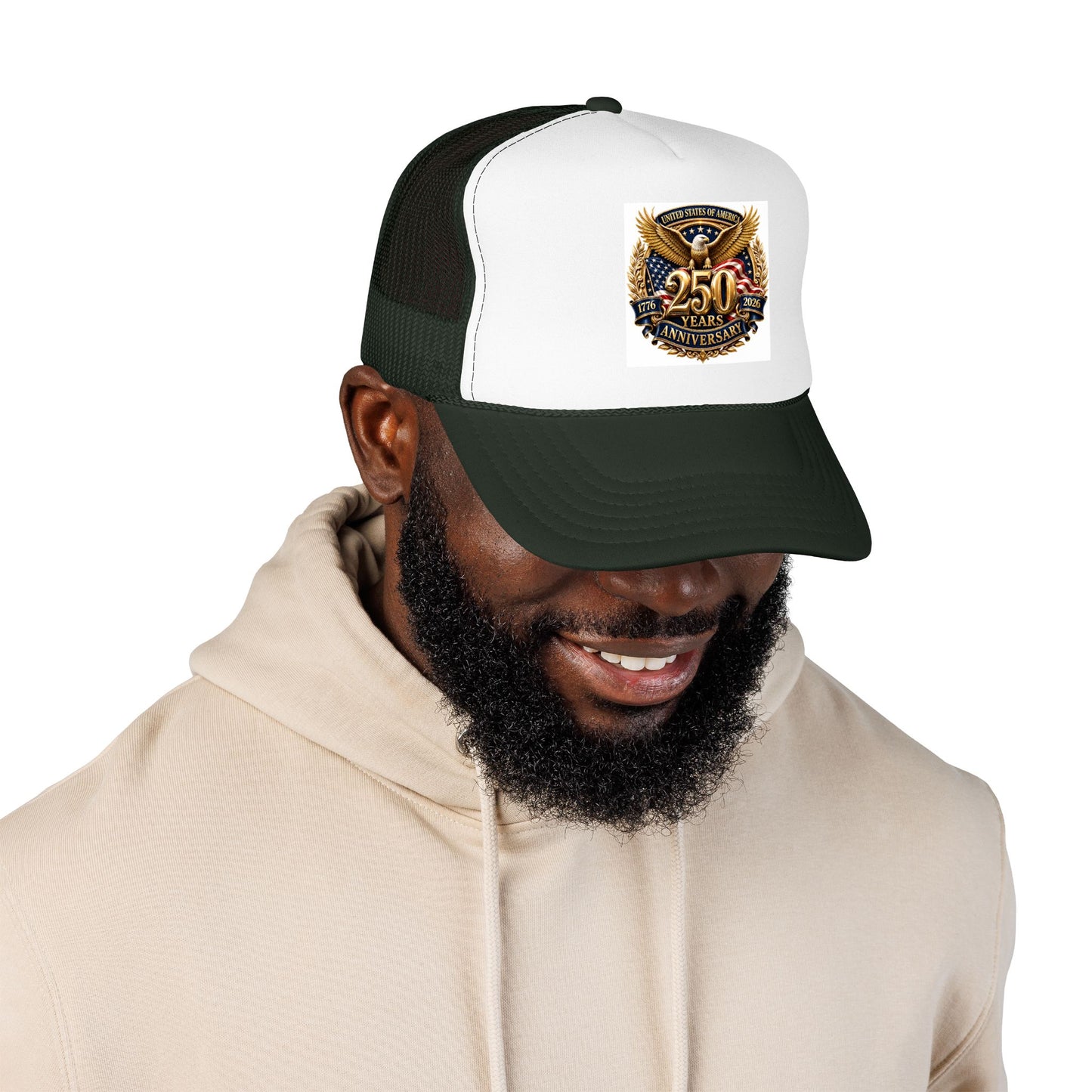 250th Anniversary Eagle Patch Trucker Hat