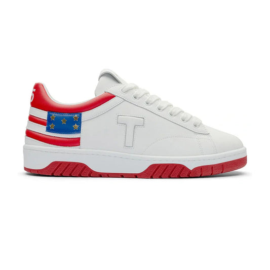 White Low-Top Sneakers