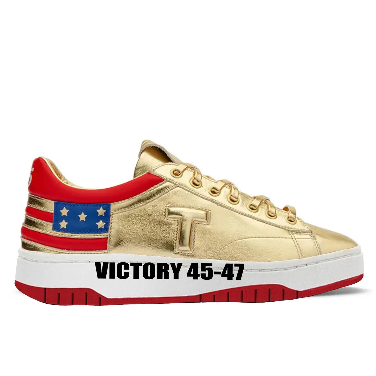 Gold Low-Top Sneakers 45-47