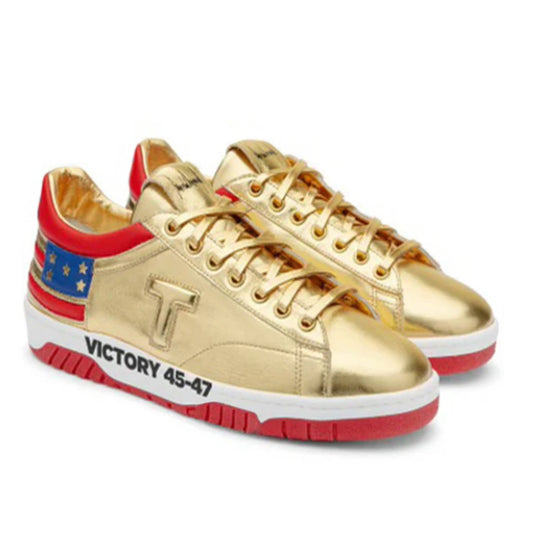 Gold Low-Top Sneakers 45-47