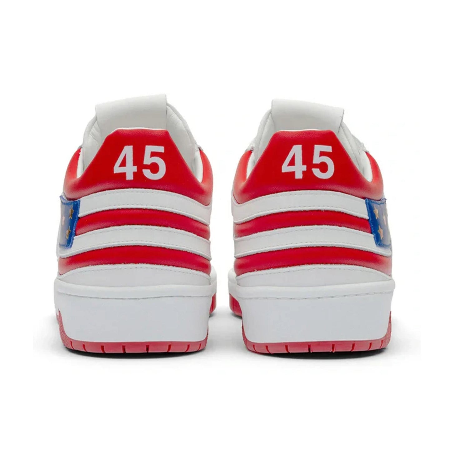 White Low-Top Sneakers 45-47 Limited Edition